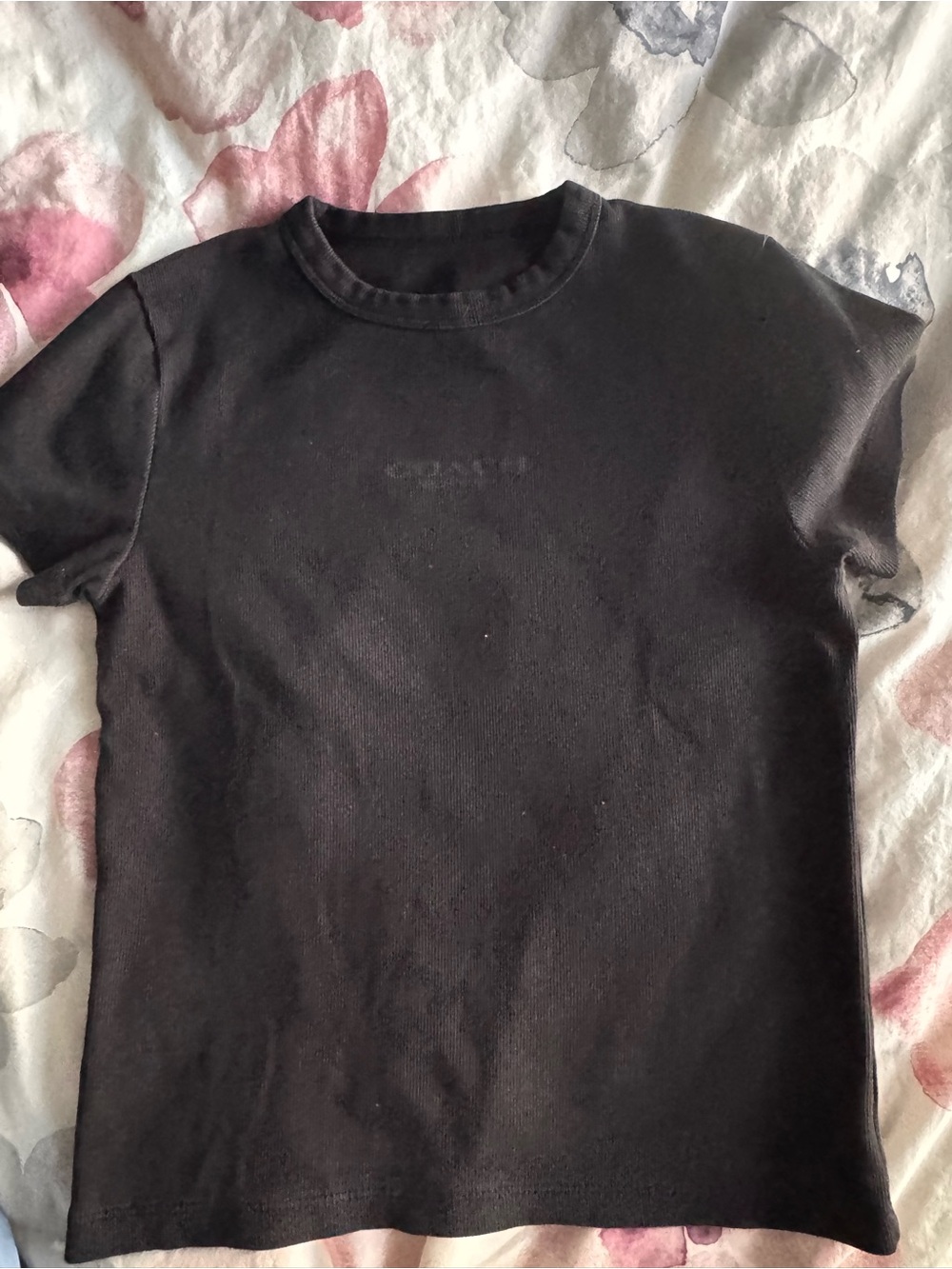 Coach ribbed round neck tshirt
